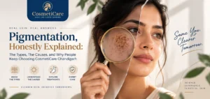 Pigmentation, Honestly Explained: The Types, The Causes, and Why People Keep Choosing CosmetiCare Chandigarh